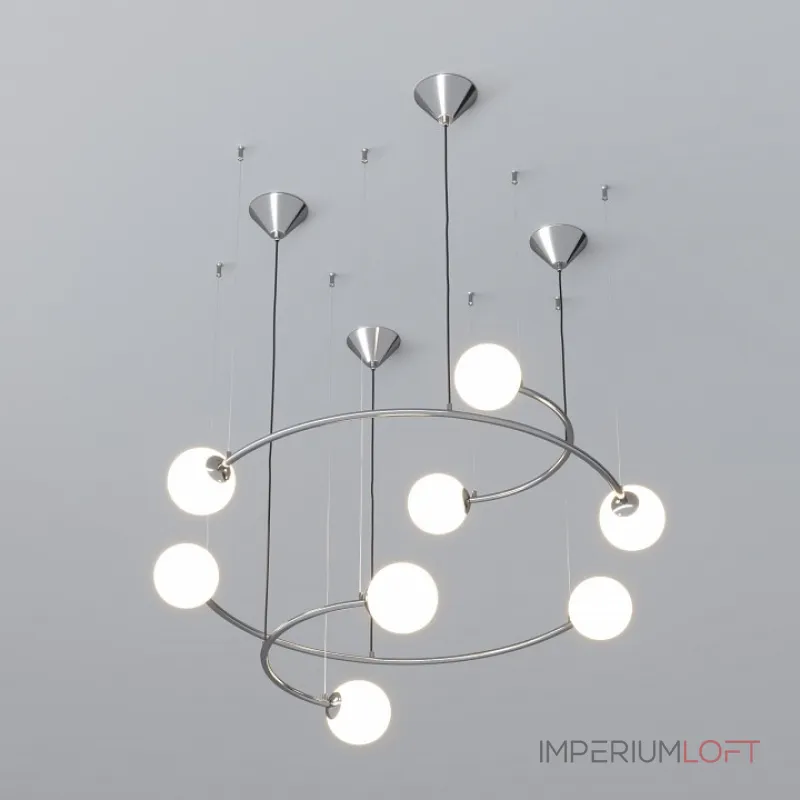 Подвесная люстра 360/8 хром