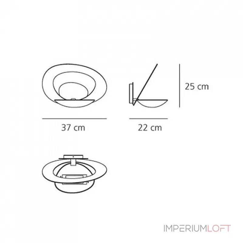 Бра Artemide 1240010A от ImperiumLoft