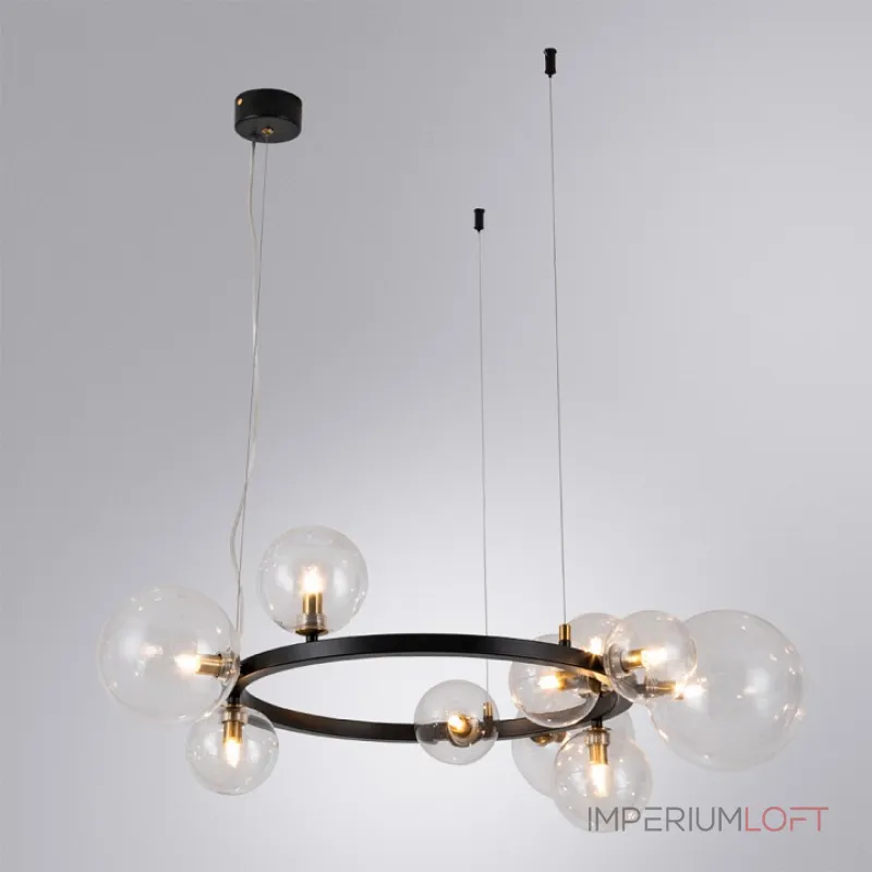 Подвесная люстра Arte Lamp Vincent A7790SP-10BK Подвесная люстра Arte Lamp Vincent A7790SP-10BK
