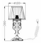 Настольная лампа декоративная Maytoni Triumph ARM288-00-G Цвет арматуры кремовый Цвет плафонов кремовый от ImperiumLoft