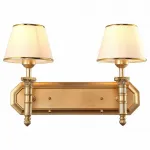 Бра Arte Lamp Budapest A9185AP-2SG Цвет арматуры золото Цвет плафонов золото от ImperiumLoft
