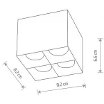 Накладной светильник Nowodvorski Midi Led 10054 от ImperiumLoft