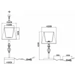 Настольная лампа декоративная EVOLUCE Balnea SLE1116-104-01 от ImperiumLoft