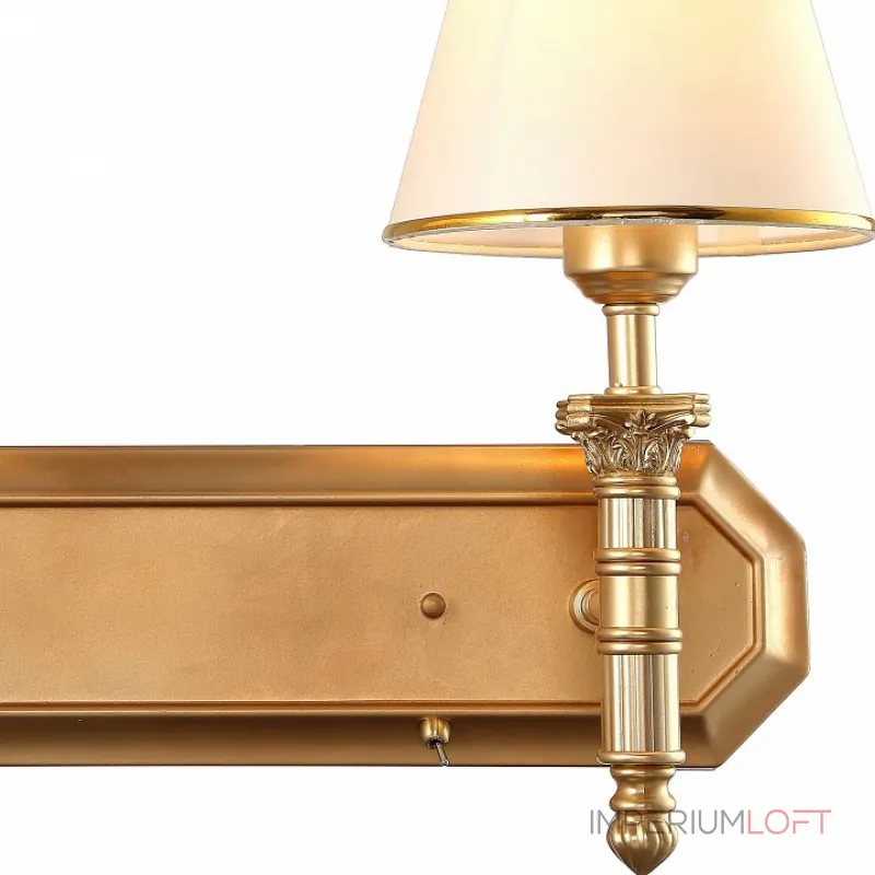Бра Arte Lamp Budapest A9185AP-2SG Цвет арматуры золото Цвет плафонов золото от ImperiumLoft