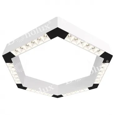 Накладной светильник Donolux DL18515 DL18515С111W36.48.500WB Цвет арматуры белый Цвет плафонов черно-белый