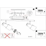 Спот Eglo Davida 1 30833 Цвет арматуры хром Цвет плафонов черный от ImperiumLoft