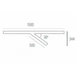 Накладной светильник Donolux DL18516 DL18516C042A115 Цвет арматуры серебро Цвет плафонов серебро от ImperiumLoft