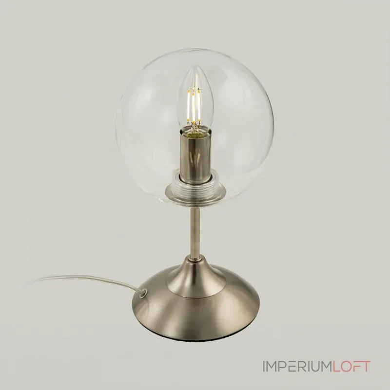 Настольная лампа декоративная Citilux Томми CL102811 Цвет арматуры хром Цвет плафонов прозрачный от ImperiumLoft