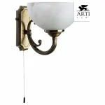 Бра Arte Lamp Windsor A3777AP-1AB Цвет арматуры бронза Цвет плафонов белый от ImperiumLoft