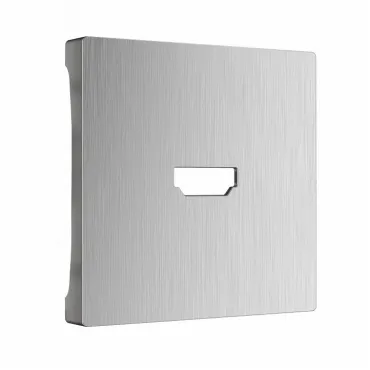 Накладка для ТВ-розетки Werkel WL09-HDMI-CP (серебряный рифленый) Цвет арматуры серебро Цвет плафонов прозрачный Накладка для ТВ-розетки Werkel WL09-HDMI-CP (серебряный рифленый) Цвет арматуры серебро Цвет плафонов прозрачный