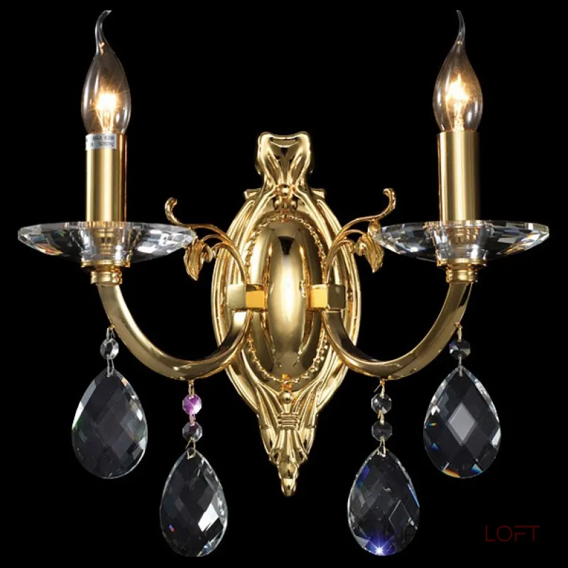 Бра Osgona Stregaro 694622 Цвет арматуры золото Цвет плафонов прозрачный от ImperiumLoft