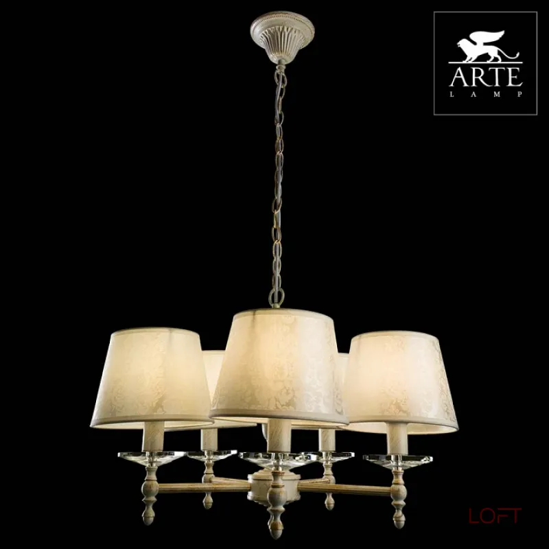 Подвесная люстра Arte Lamp Granny A9566LM-5WG Подвесная люстра Arte Lamp Granny A9566LM-5WG