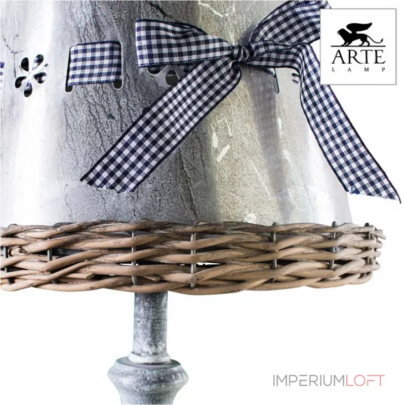Настольная лампа декоративная Arte Lamp Fattoria A5290LT-1RI Цвет арматуры серый Цвет плафонов серый от ImperiumLoft Настольная лампа декоративная Arte Lamp Fattoria A5290LT-1RI Цвет арматуры серый Цвет плафонов серый от ImperiumLoft