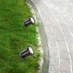 Наземный низкий светильник Novotech Landscape 369953 Цвет арматуры черный Цвет плафонов черный от ImperiumLoft