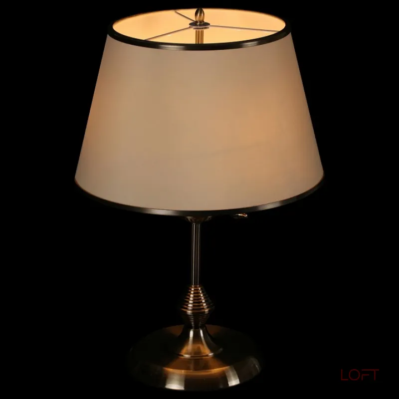 Настольная лампа декоративная Arte Lamp Alice A3579LT-3AB Цвет арматуры бронза Цвет плафонов кремовый от ImperiumLoft