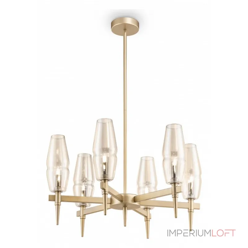 Люстра на штанге Maytoni Lita H002PL-06G Люстра на штанге Maytoni Lita H002PL-06G
