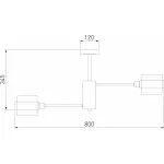 Потолочная люстра 70127/8 