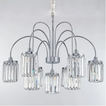 Подвесная люстра Newport 4500 4506+3/C chrome Цвет арматуры хром Цвет плафонов прозрачный Подвесная люстра Newport 4500 4506+3/C chrome Цвет арматуры хром Цвет плафонов прозрачный