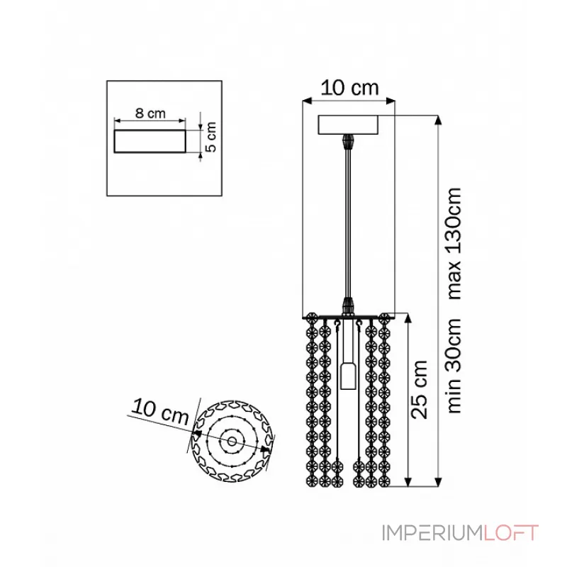 Подвесной светильник Lightstar Cristallo 795324 