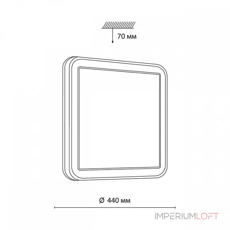 Потолочный светильник Sonex Akuna 7621/DL