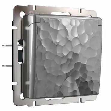 Розетка влагозащищенная с заземлением и шторками, без рамки Werkel W1271206 (серебряный) Цвет арматуры серебро Розетка влагозащищенная с заземлением и шторками, без рамки Werkel W1271206 (серебряный) Цвет арматуры серебро