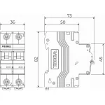 Автоматический выключатель 2P Werkel Автоматические выключатели W902P506 от ImperiumLoft