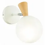 Бра EVOLUCE Catania SLE220701-01 Цвет арматуры Коричневый Цвет плафонов Белый от ImperiumLoft