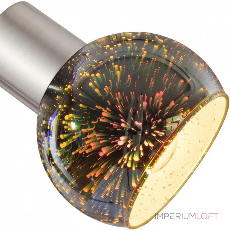 Бра Arte Lamp Illusione A6125AP-1SS Цвет арматуры серебро Цвет плафонов разноцветный от ImperiumLoft Бра Arte Lamp Illusione A6125AP-1SS Цвет арматуры серебро Цвет плафонов разноцветный от ImperiumLoft