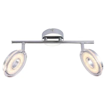 Спот Arte Lamp Fascio A8971AP-2CC Цвет арматуры хром Цвет плафонов белый Спот Arte Lamp Fascio A8971AP-2CC Цвет арматуры хром Цвет плафонов белый
