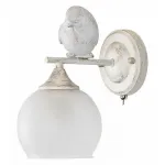 Бра Arte Lamp Gemelli A2150AP-1WG Цвет плафонов белый Цвет арматуры золото от ImperiumLoft