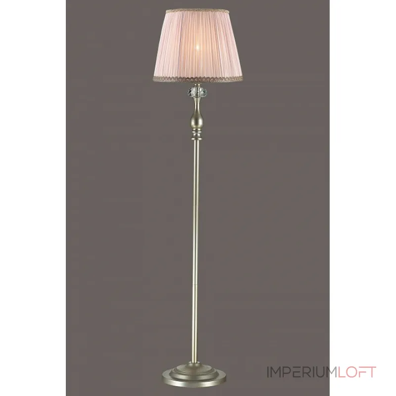 Торшер Odeon Light Aurelia 3390/1F Цвет плафонов коричневый Цвет арматуры серебро от ImperiumLoft