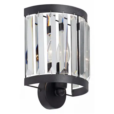 Накладной светильник Vitaluce V5129 V5129-1/1A Цвет арматуры чёрный Цвет плафонов прозрачный