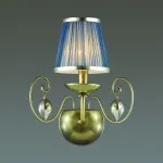 Бра Odeon Light Niagara 3921/1W Цвет арматуры бронза Цвет плафонов синий от ImperiumLoft