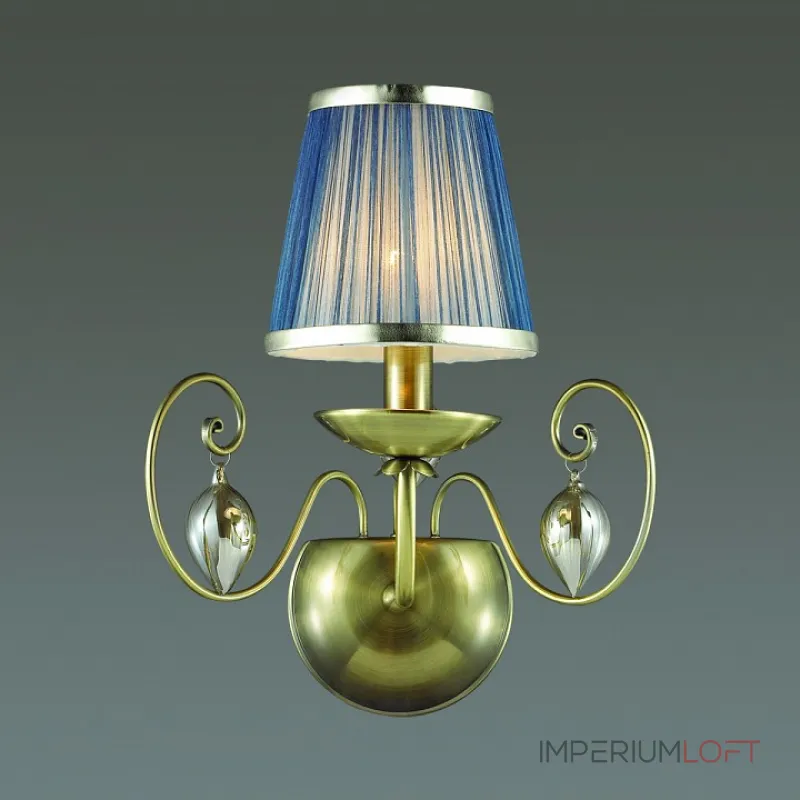 Бра Odeon Light Niagara 3921/1W Цвет арматуры бронза Цвет плафонов синий от ImperiumLoft Бра Odeon Light Niagara 3921/1W Цвет арматуры бронза Цвет плафонов синий от ImperiumLoft