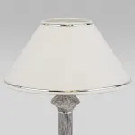 Настольная лампа декоративная Eurosvet Lorenzo 60019/1 мрамор Цвет плафонов кремовый Цвет арматуры серый от ImperiumLoft