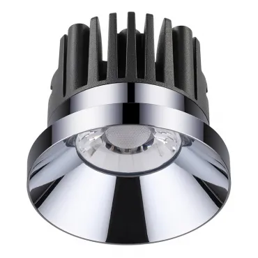 Встраиваемый светильник Novotech Metis 357589 Цвет арматуры хром Цвет плафонов прозрачный