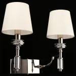 Бра Aployt Patricia APL.716.01.02 Цвет арматуры хром Цвет плафонов белый от ImperiumLoft