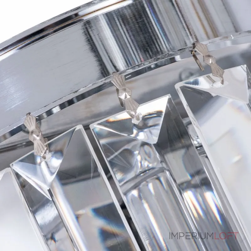 Накладной светильник Divinare Nova 3001/02 AP-1 Цвет арматуры хром Цвет плафонов прозрачный от ImperiumLoft