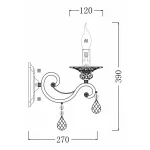 Бра Maytoni Grace ARM247-01-G Цвет арматуры золото Цвет плафонов белый от ImperiumLoft