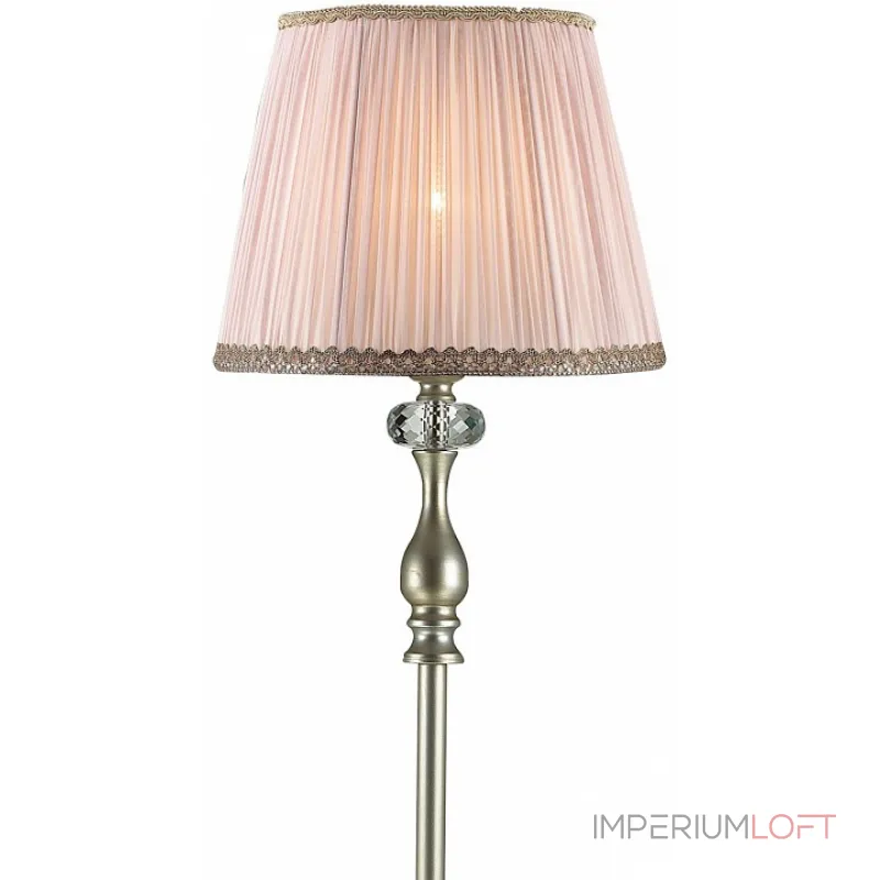 Торшер Odeon Light Aurelia 3390/1F Цвет плафонов коричневый Цвет арматуры серебро от ImperiumLoft