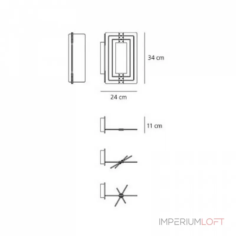 Бра Artemide 1622020A от ImperiumLoft