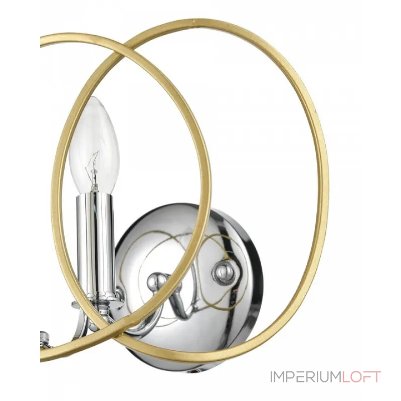 Бра Vele Luce Vita VL4234W01 Цвет арматуры хром Цвет плафонов золото от ImperiumLoft Бра Vele Luce Vita VL4234W01 Цвет арматуры хром Цвет плафонов золото от ImperiumLoft