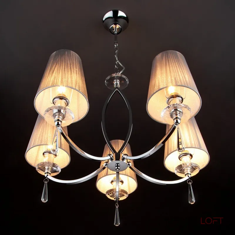 Подвесная люстра 60079/5 хром