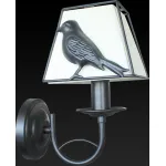 Бра TopLight Donna TL7510B-01BL Цвет арматуры черный Цвет плафонов черно-белый от ImperiumLoft