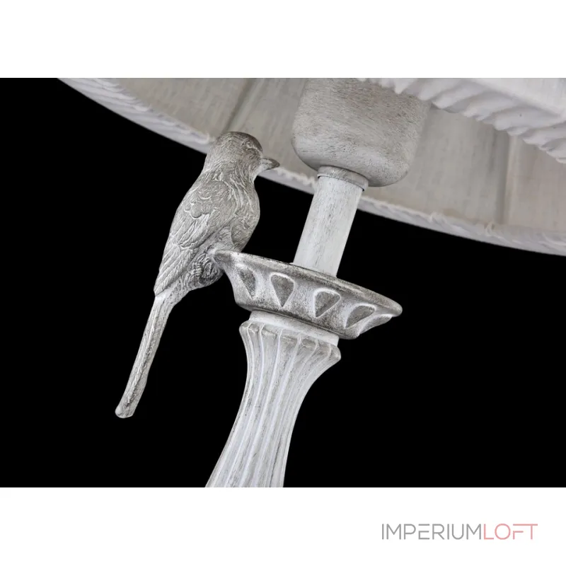 Настольная лампа декоративная Maytoni Bird ARM013-11-W Цвет арматуры белый Цвет плафонов белый от ImperiumLoft