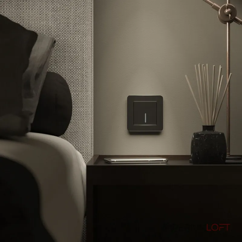 Рамка на 1 пост Werkel Platinum черный W0012608 от ImperiumLoft Рамка на 1 пост Werkel Platinum черный W0012608 от ImperiumLoft