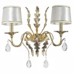 Бра Dio D’Arte Firenze Firenze E 2.1.2.600 G Цвет плафонов белый Цвет арматуры золото от ImperiumLoft