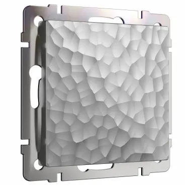 Накладка для розетки с крышкой Werkel W1259206 (серебряный) Цвет арматуры серебро