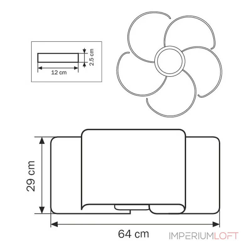 Потолочная люстра Lightstar Pittore 811050 Потолочная люстра Lightstar Pittore 811050