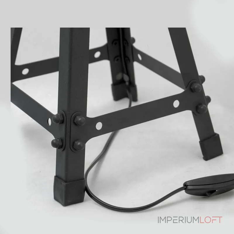 Настольная лампа декоративная Lussole Parker LSP-9886 Цвет плафонов черный Цвет арматуры черный от ImperiumLoft